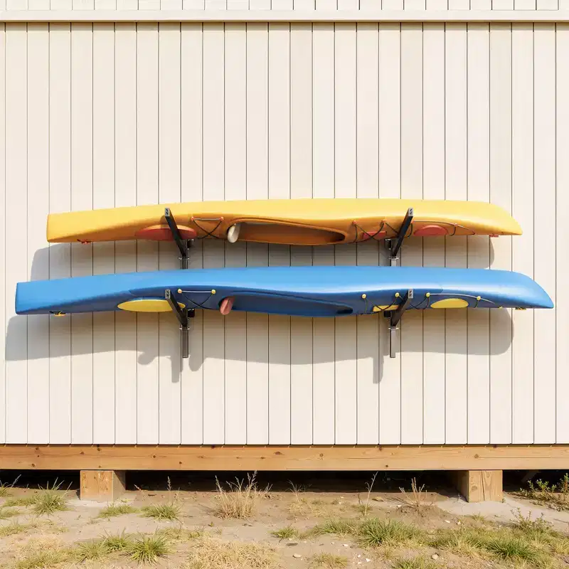 Freestanding Kayak Storage Rack for 2 Kayaks