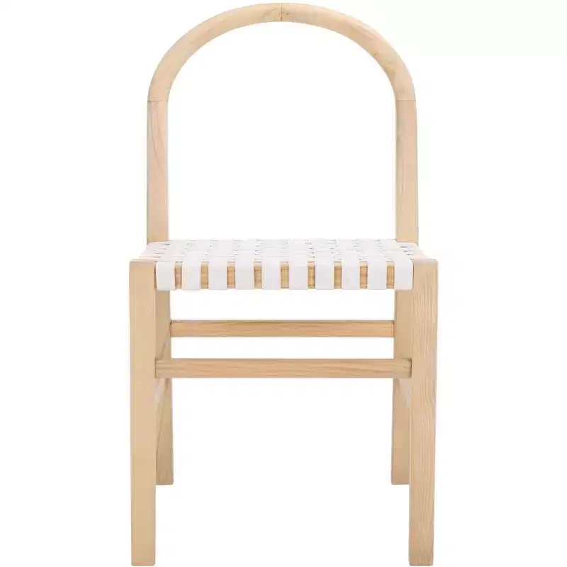 Kinzee Dining Chair - DCH1211 - White/Natural - Safavieh