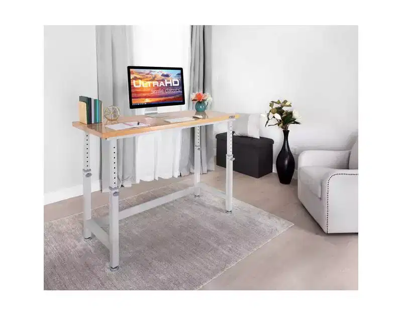 Seville Classics UltraHD Heavy Duty 60 Workbench Table w/ Wood Top