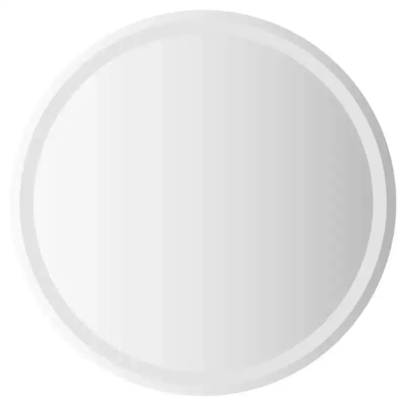 Led Bathroom Mirror Transparent Glass 27.6 in Diameter