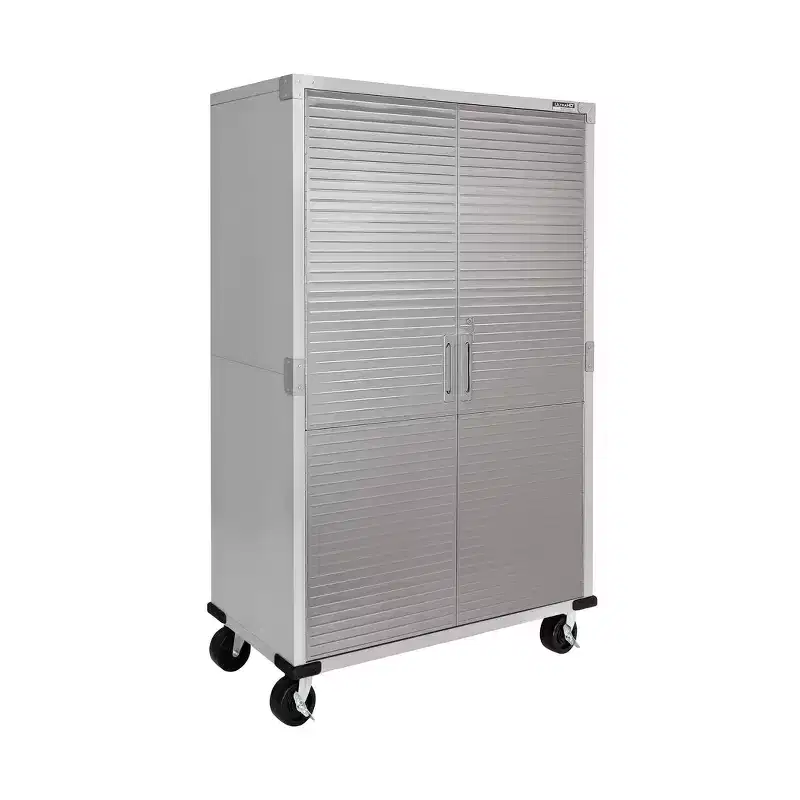 Seville Classics UltraHD Rolling Storage Cabinet, 48 x 18 x 72