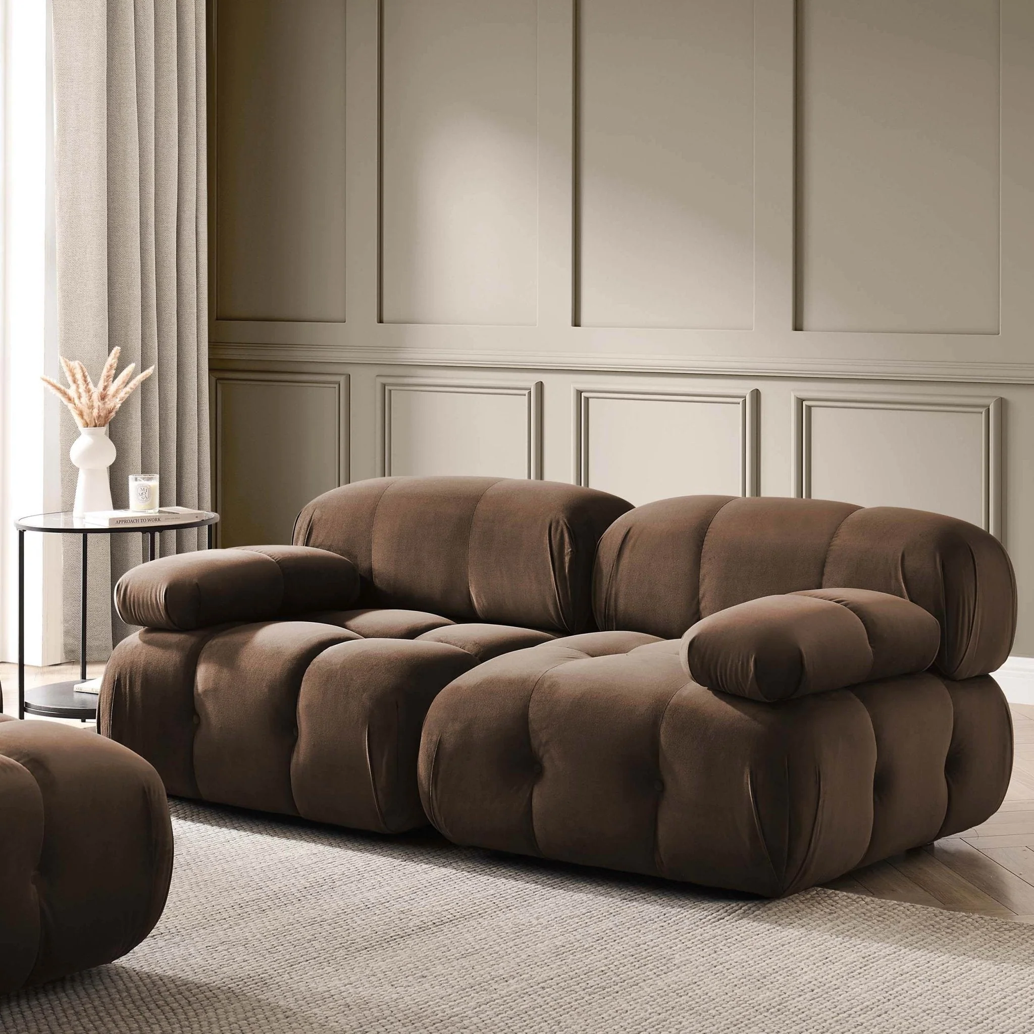 2 Seater Sofa - Cappuccino
