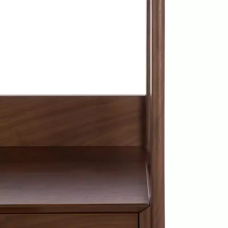Donna 5 Shelf Bookshelf - Walnut - SEI