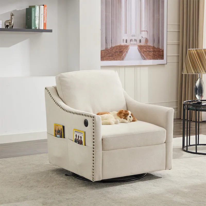 360 Degree Swivel Rotating Accent Chair