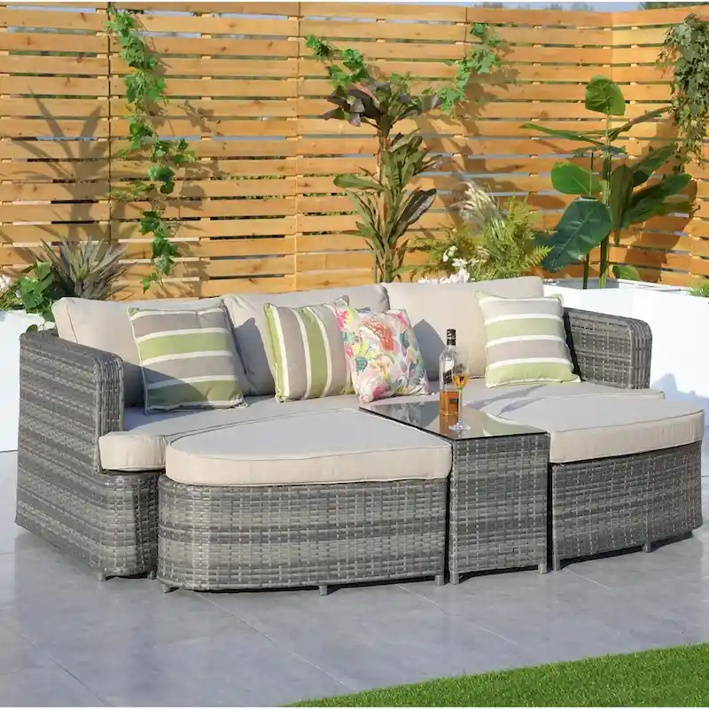 Outdoor Sectional Daybed Garden Furniture