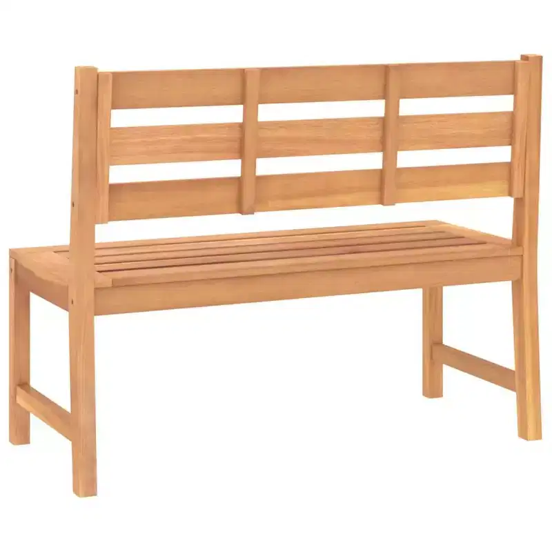 vidaXL Garden Bench Warm Teak Solid Teak Wood Medium Durable