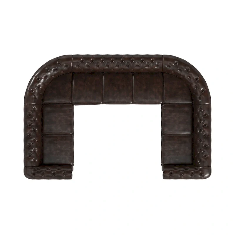 Knightsbridge Chesterfield U-shaped Sectional by iNSPIRE Q Artisan