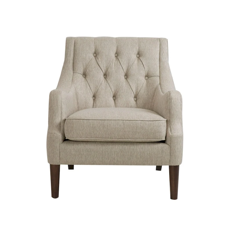 Madison Park Elle Button Tufted Accent Chair