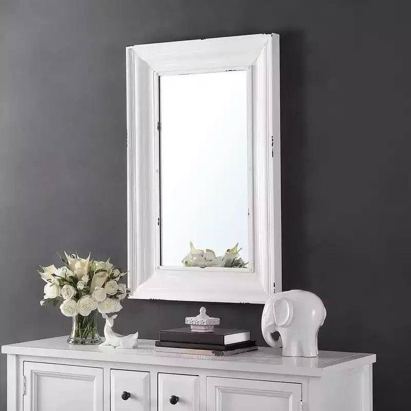 Linsa Mirror - 24 x 36 - MRR1059 - White - Safavieh