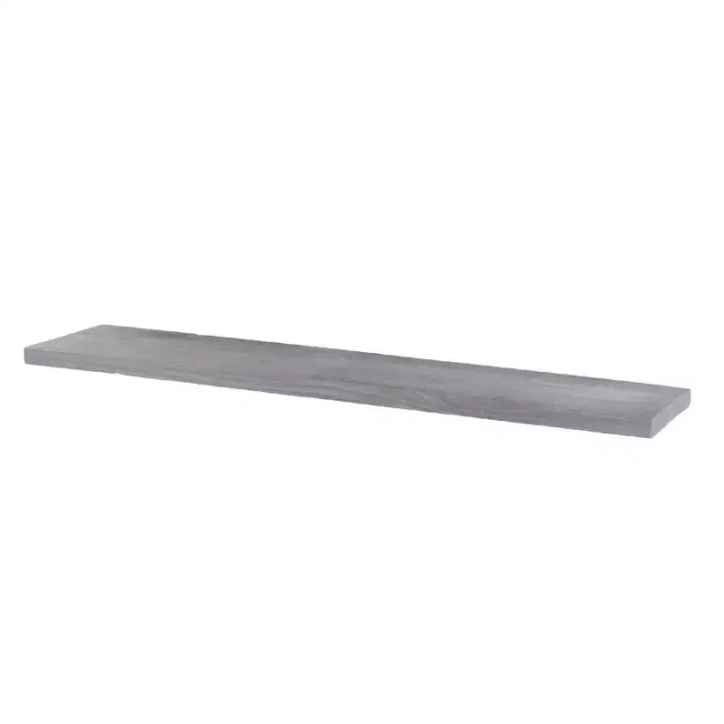 Riverstone Grey 36 in. Wood Shelf (Wood Only)