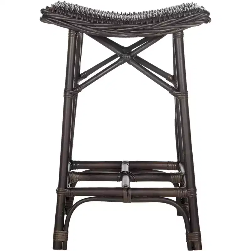 Amara Stool - SEA7012A - Brown - Safavieh