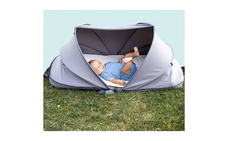 Portable Kids Play Tent & Travel Bed with Mattress, Instant Setup Sensory Development Activity Center