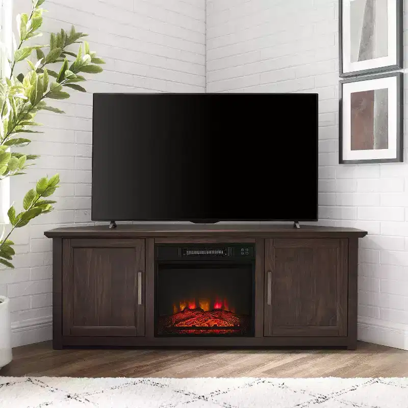 Camden Corner TV Stand for TVs up to 60 with Fireplace