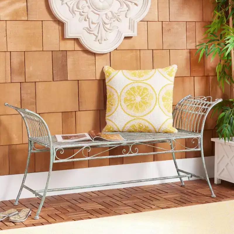 Hadley Bench - Outdoor - PAT5002 - Safavieh