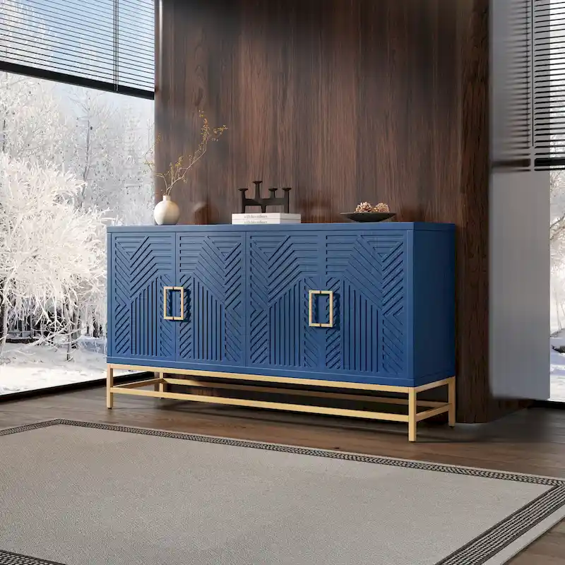 Sideboard Buffet Cabinet with Adjustable Shelves