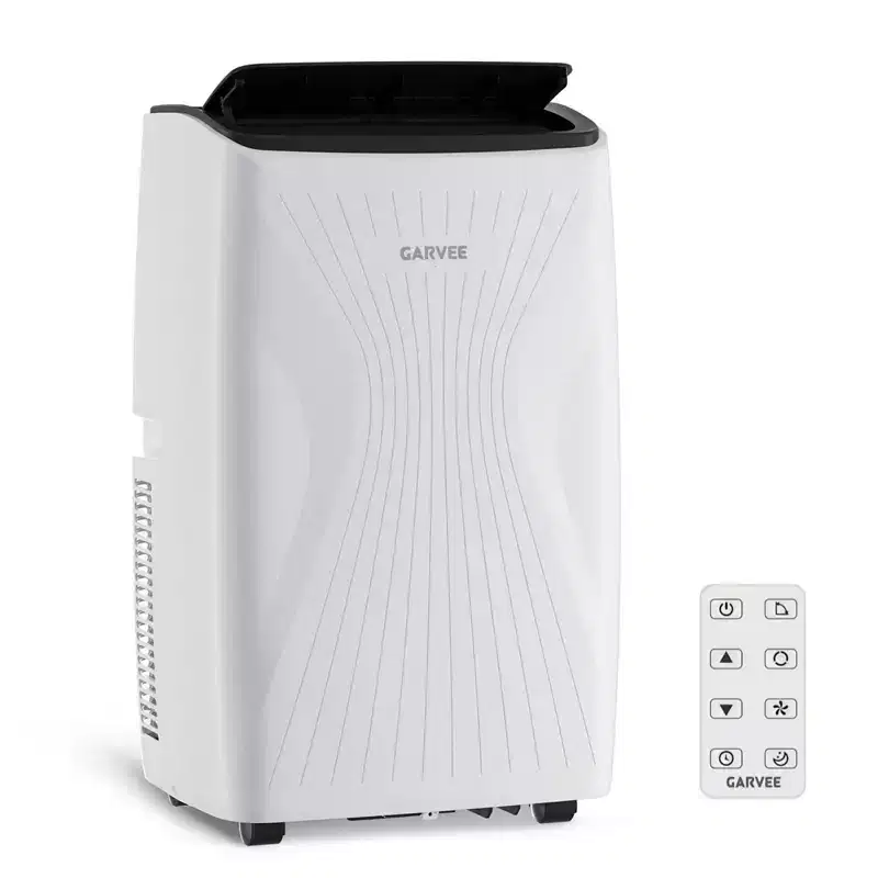 14000 BTU Portable Air Conditioner, 3-in-1 Portable Indoor AC Unit for Rooms to 700 Sq. Ft. with Cooling, Dehumidifier & Fan Modes, Remote, 24H Timer