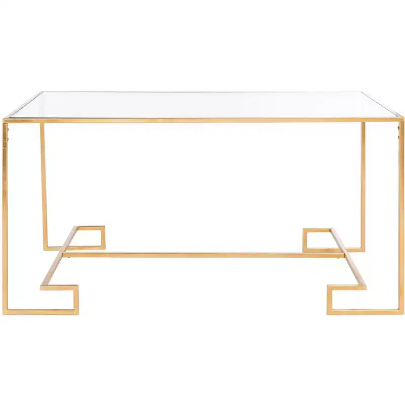 Coffee Table -Gold/Clear