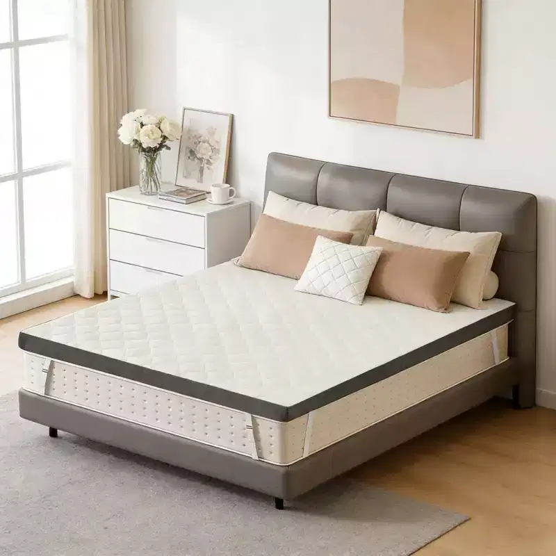 Dyonery Firm Mattress Topper for Pressure Relief  Twin Size 3 Inch High Density Cooling Gel Memory Foam with Removable Cover, CertiPUR-US Certified