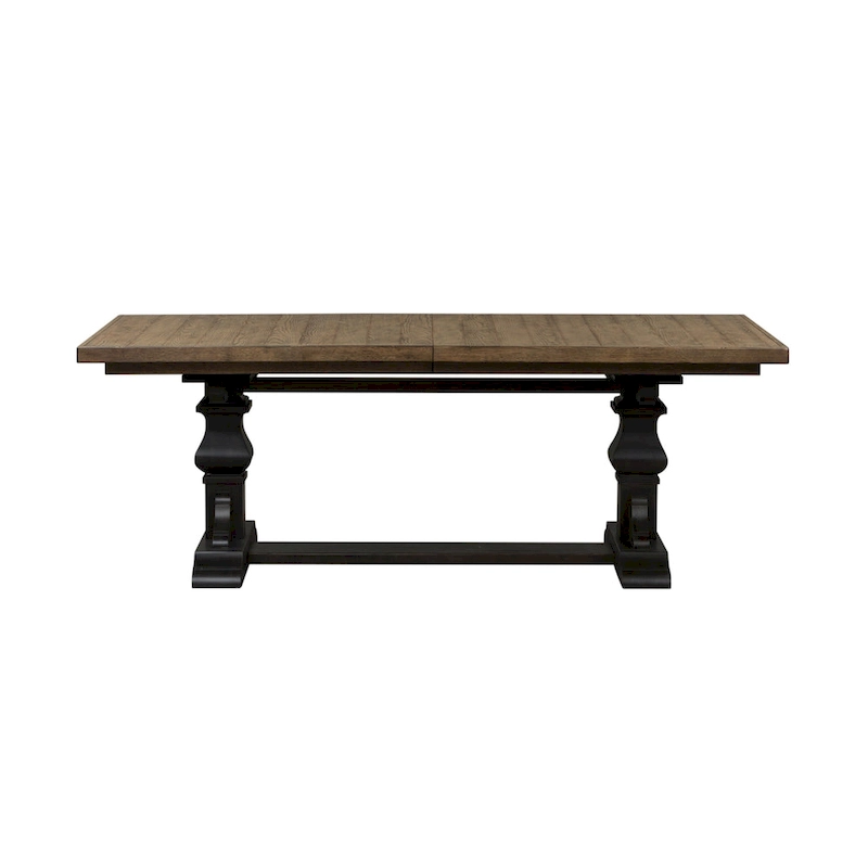 Harvest Home Chalkboard 5 Piece Trestle Table Set