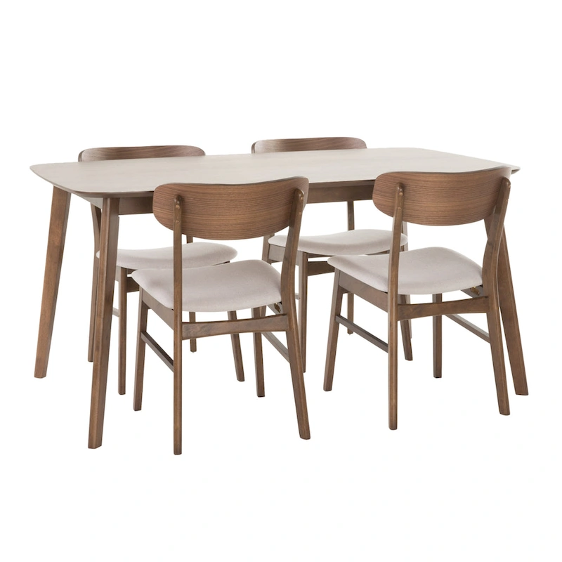 Dimick Mid-Century Modern 5 Piece Dining Set by Christopher Knight Home