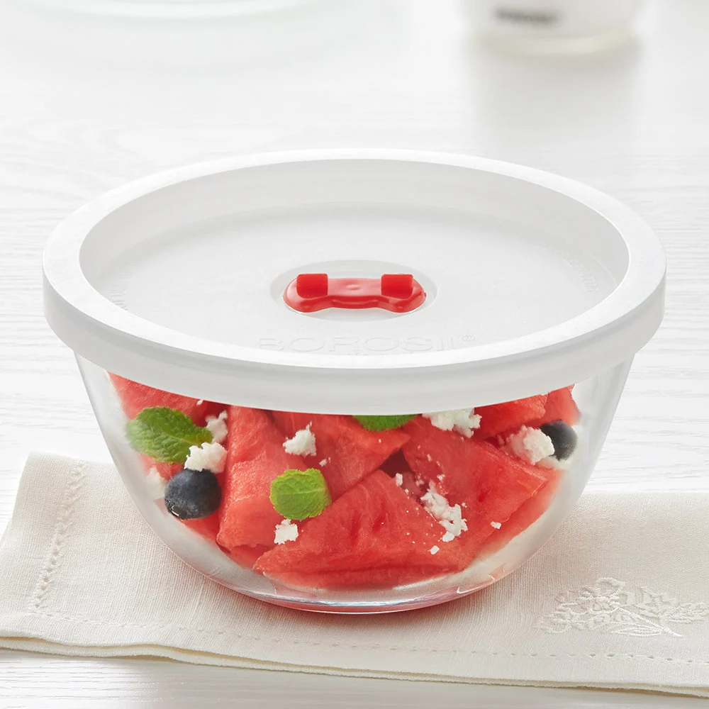 Mixing & Serving Bowl with White Lid 500ml