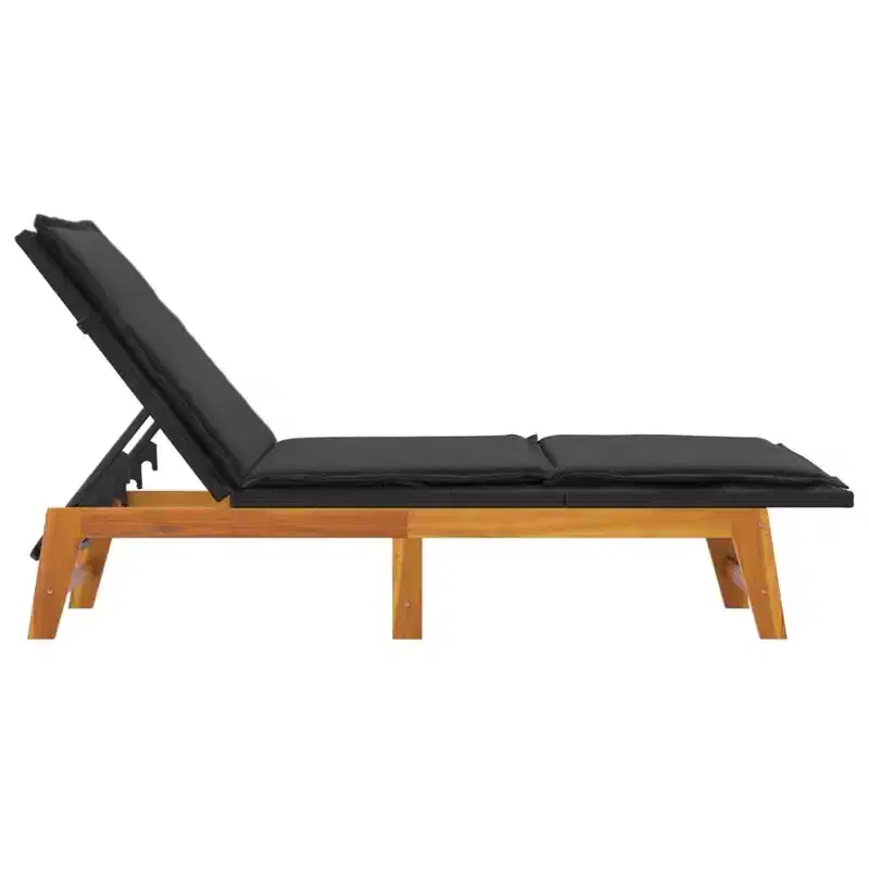 vidaXL Garden Lounge Set Black and brown PE rattan Standard
