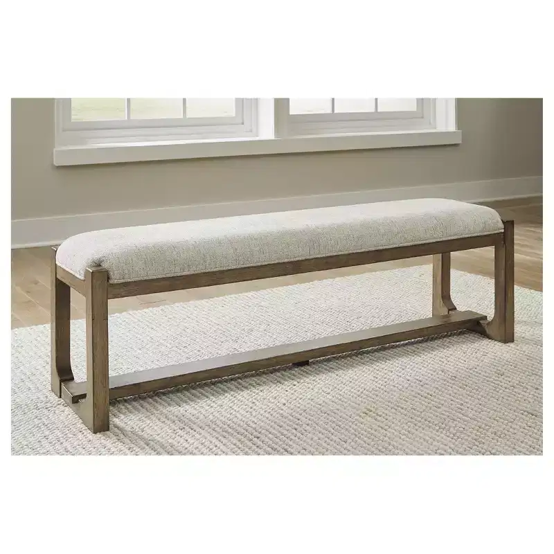 Signature Design by Ashley Cabalynn Farmhouse 63 Dining Bench, Light Brown