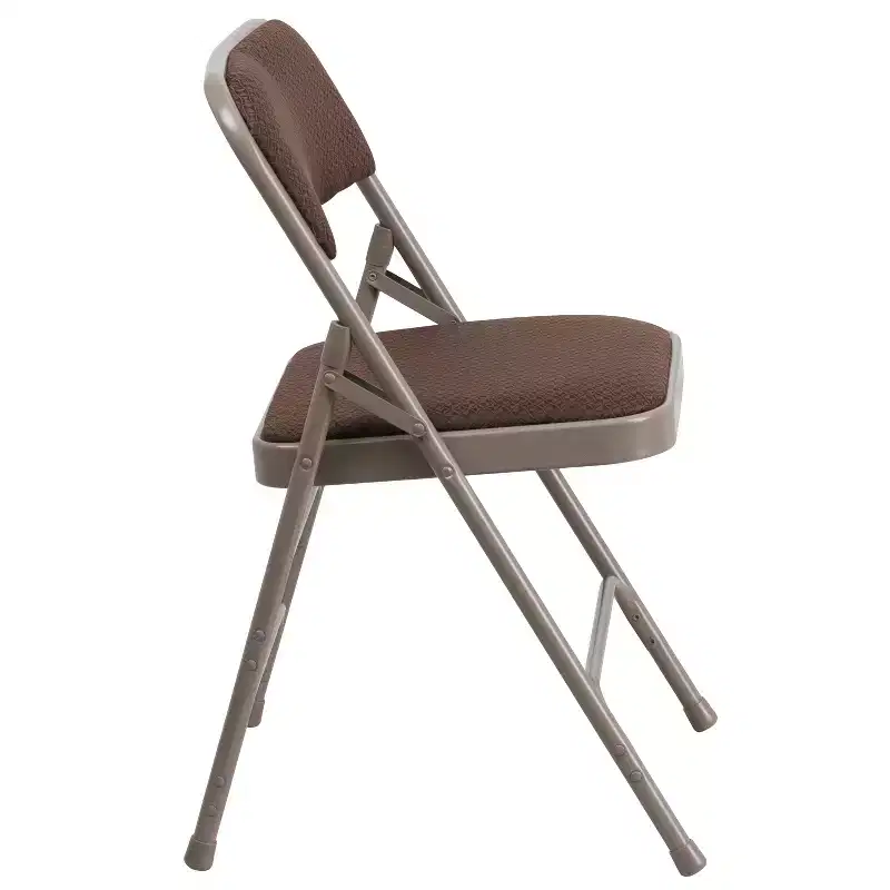 2-Pack Home & Office Party Events Fabric Padded Metal Folding Chair