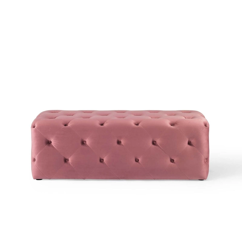 Carson Carrington Ullervad 48-inch Button Tufted Entryway Velvet Bench