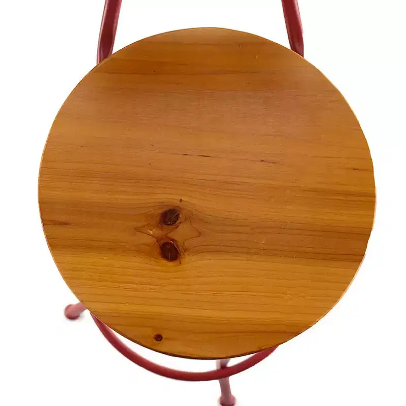 The Adjustable Swivel Stool with Back -