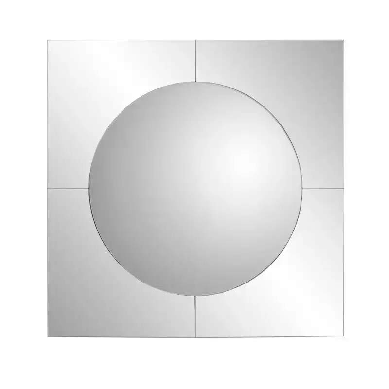 Frameless Convex Accent Mirror, 27.75