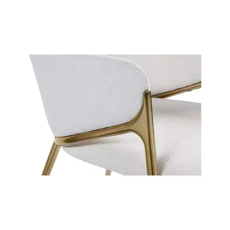 Meridian Furniture,Nial Boucle Fabric Dining Chair, Set of 2