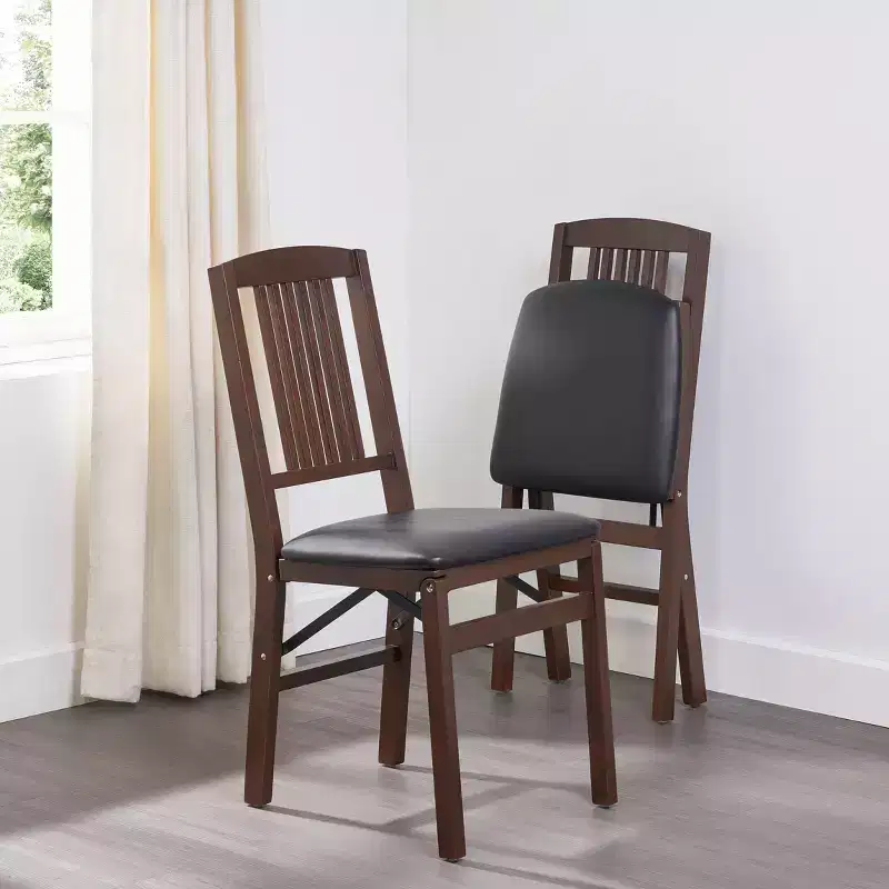 Set of 2 Simple Mission Folding Chair - Stakmore