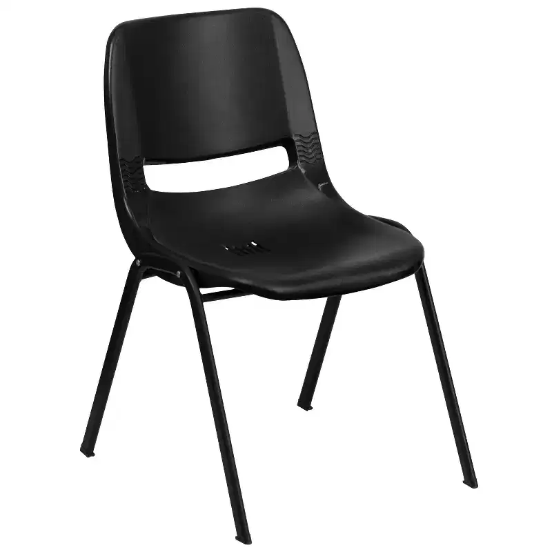 HERCULES Series 440 lb. Capacity Kid's Ergonomic Shell Stack Chair with 14 Seat Height