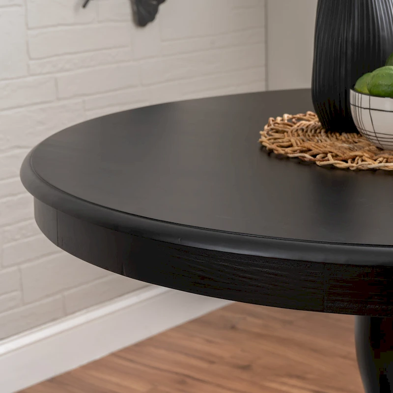 Josie Round Solid Wood Pedestal Table