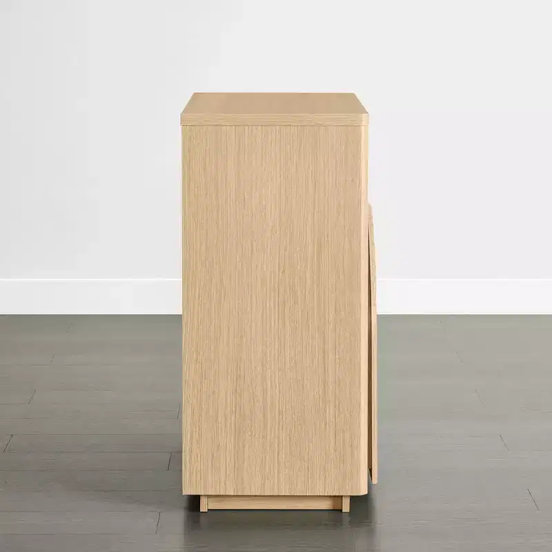 Modern Sideboard Buffet Cabinet with Wave Design
