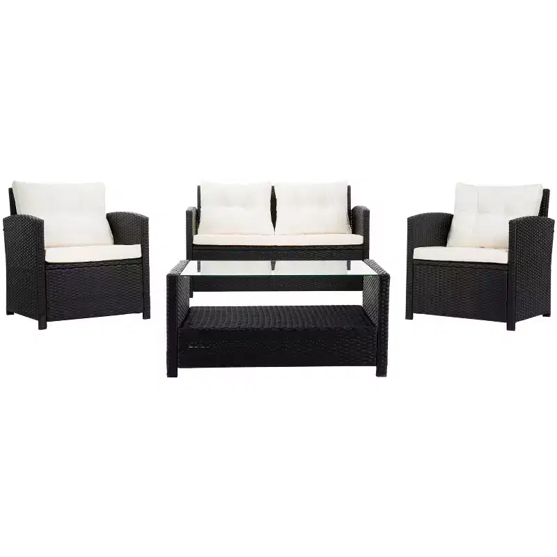 Vellor 4 Piece Living Set - Indoor/Outdoor - PAT7516 - Safavieh