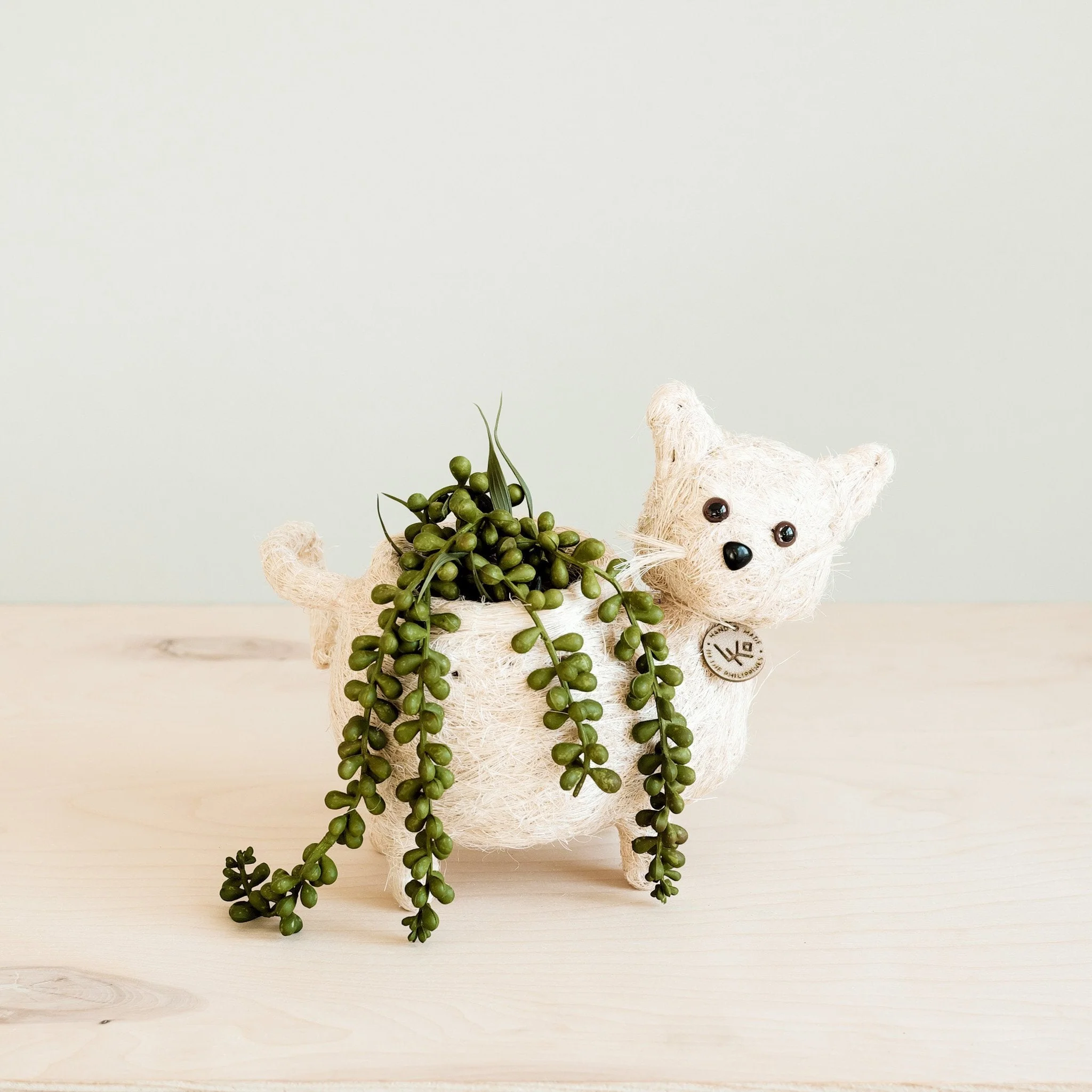 Baby Cat Planter - Handmade Pot