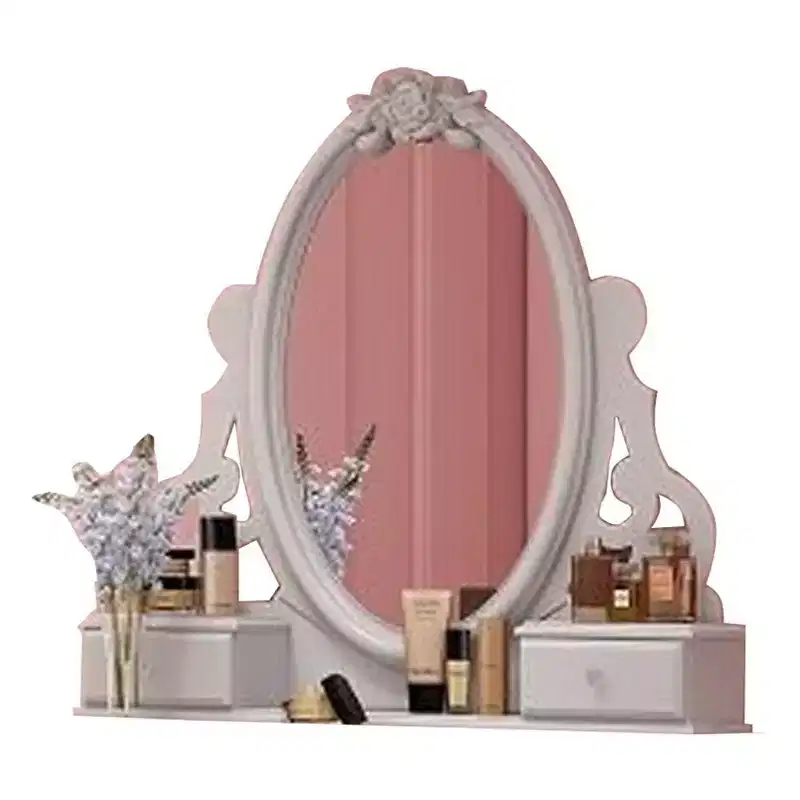 Acme Furniture Flora Dresser Mirror White Finish