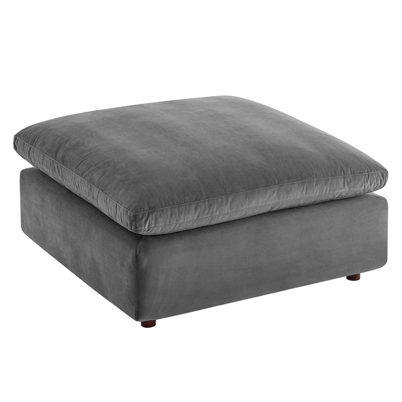 Commix Down Filled Overstuffed Velvet 6-Piece Sectional Sofa