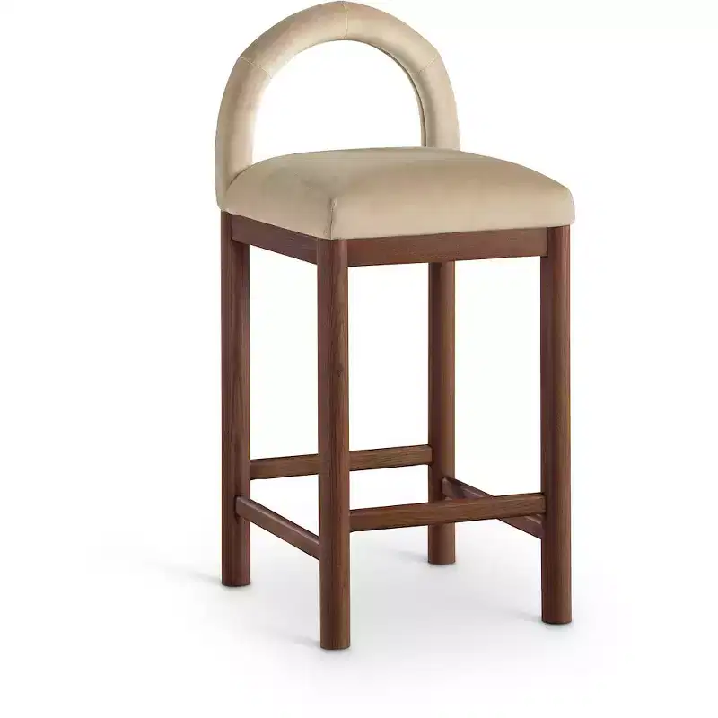 Velvet Counter Stool