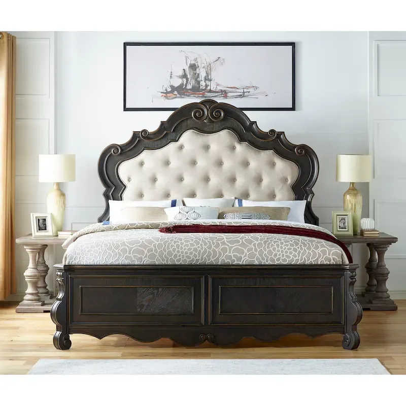 Rich Molasses Panel Bed