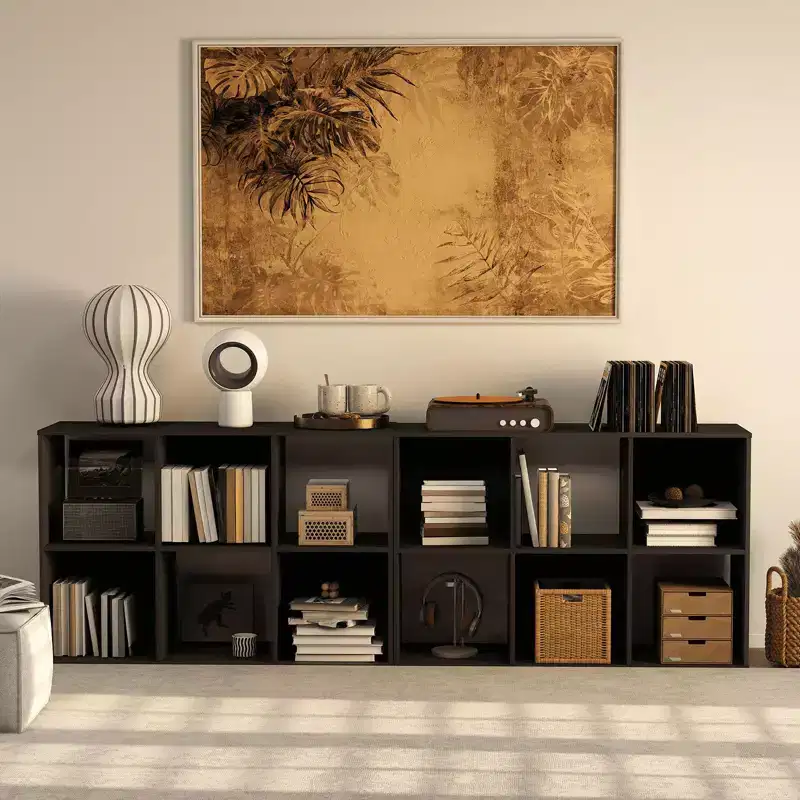 Cube Storage Organizer Open Bookshelf Removable Back Panels