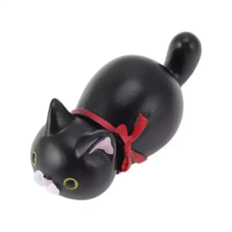 Unique Bargains Decorative Magnets Magnetic Fridge Sticker Irregular Shape Cat with Scarf Synthetic Resin 1Pc