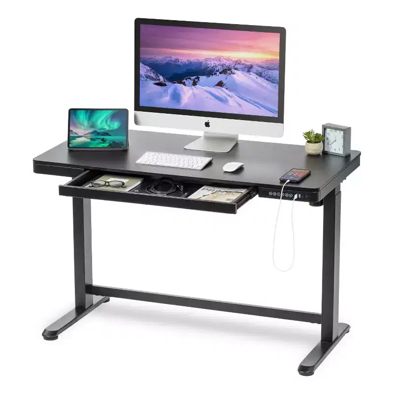 Electric Height Adjustable Standing Desk with USB Port