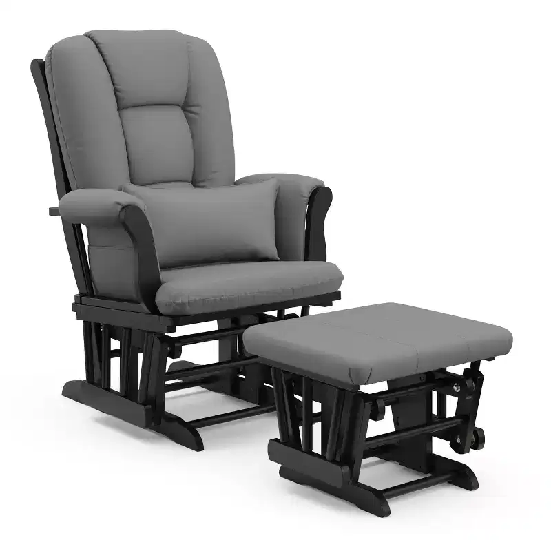 Nursery Glider Rocking Chair and Ottoman