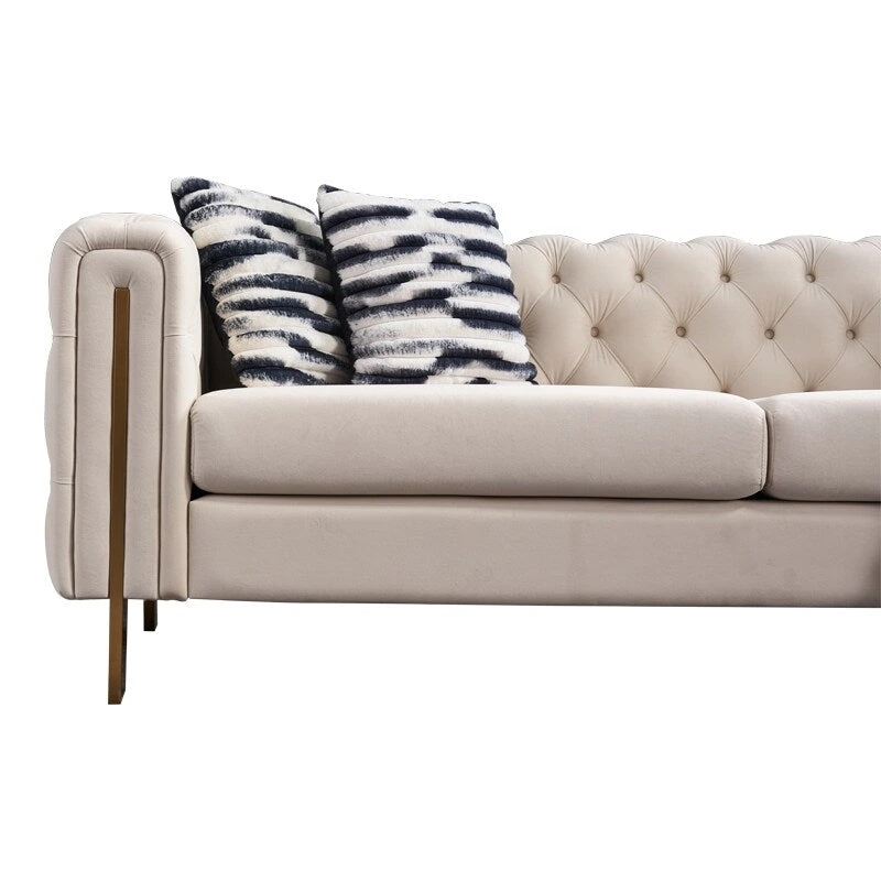 Modern Tufted Velvet Living Room Sofa