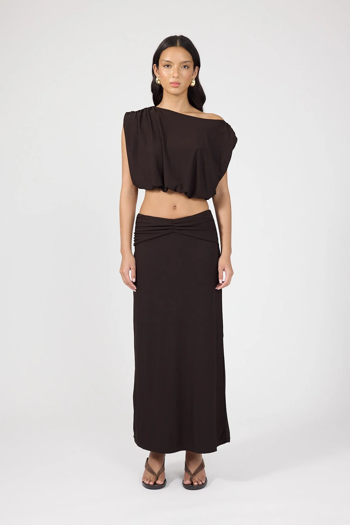 Maxi Skirt Brown
