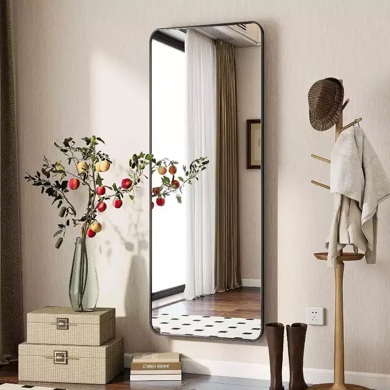 66 x 23 Full Length Mirror with Rounded Corners