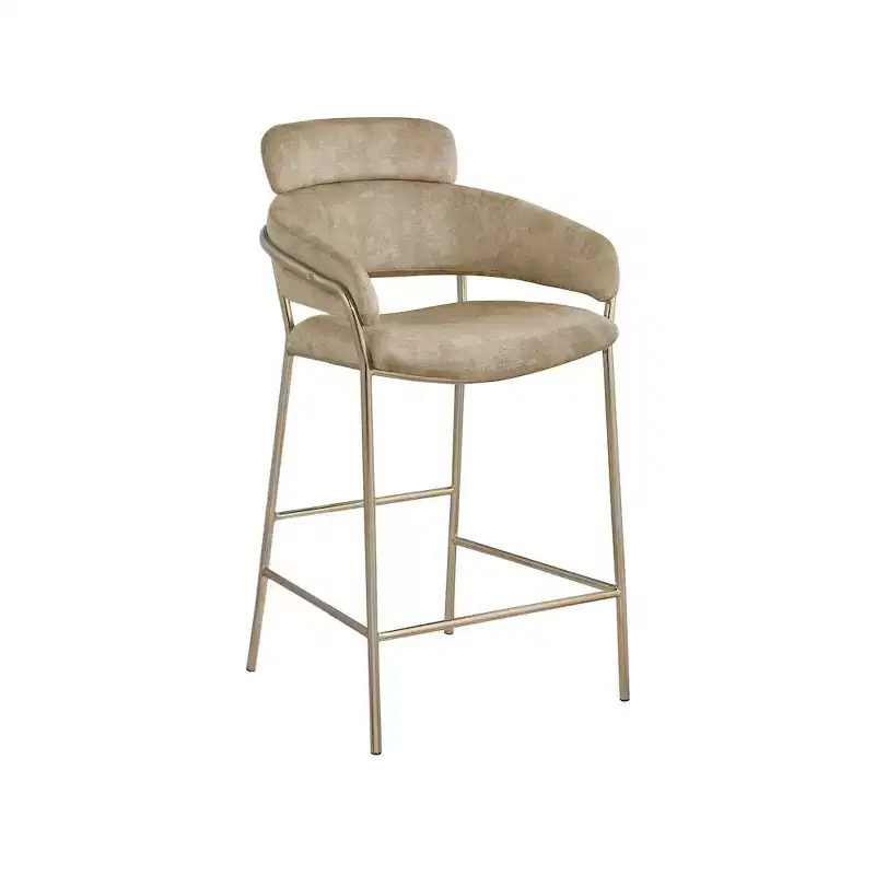 Velvet Counter Stool